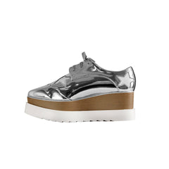 Star Lace Up Oxfords Platform Sneakers