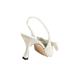 Bow Mid Heel Sandals