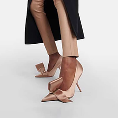 Bow High Heel Pumps
