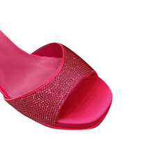 Diamante High Heel Platform Sandals
