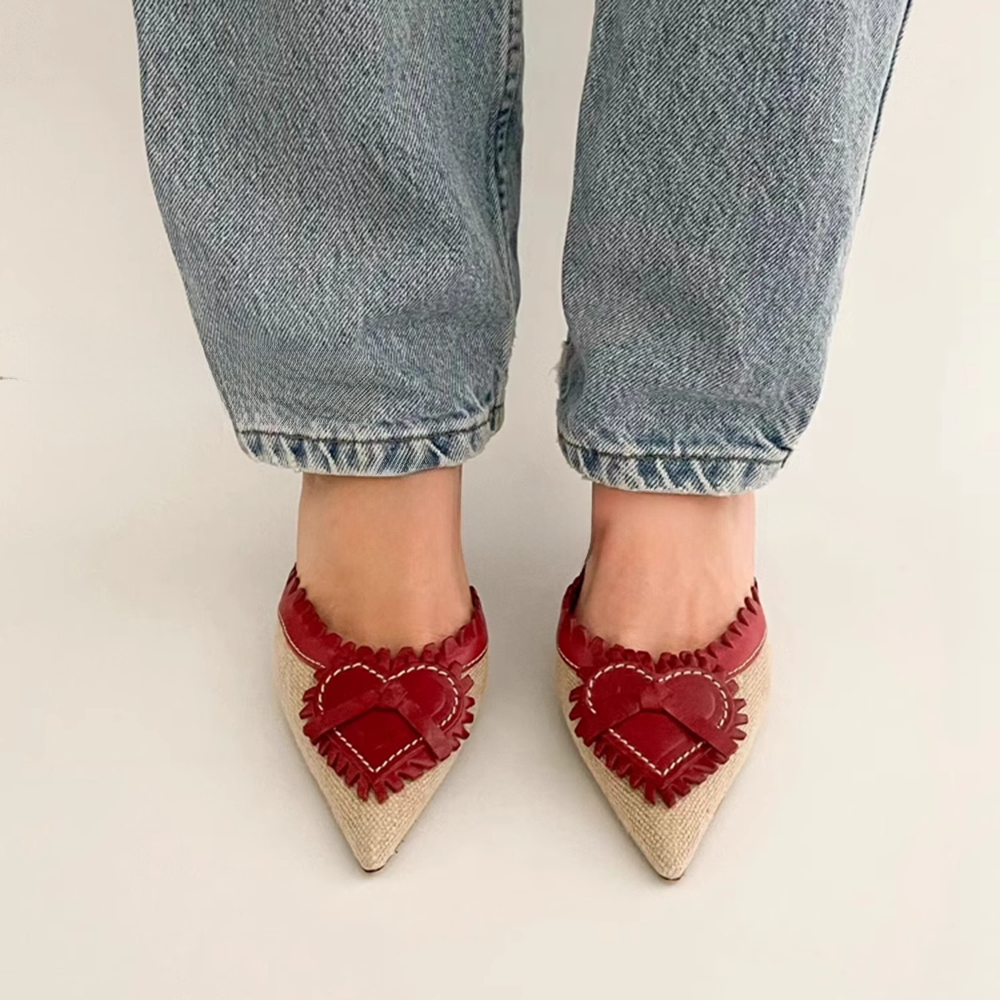 Heart High Heel Sandals