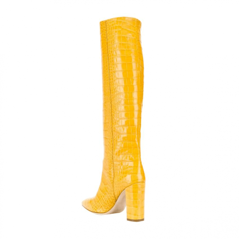 Leather Knee High Boots
