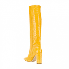 Leather Knee High Boots