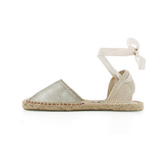 Lace Up Flat Sandals