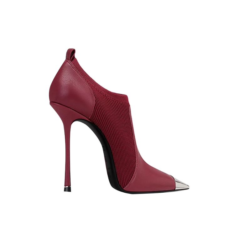 Metal-Plated High Heels - 10cm