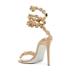 Diamante Wrap High Heel Sandals - 10cm