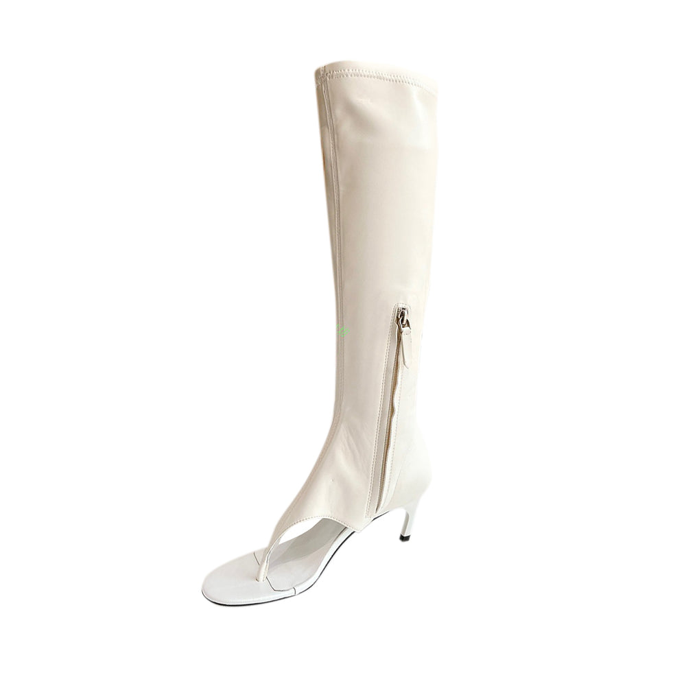 Flip Flop Kitten Heel Summer Boots
