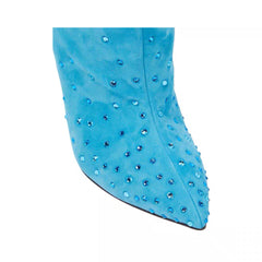 Diamante High Heel Ankle Boots