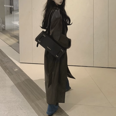 Leather Trench Coat