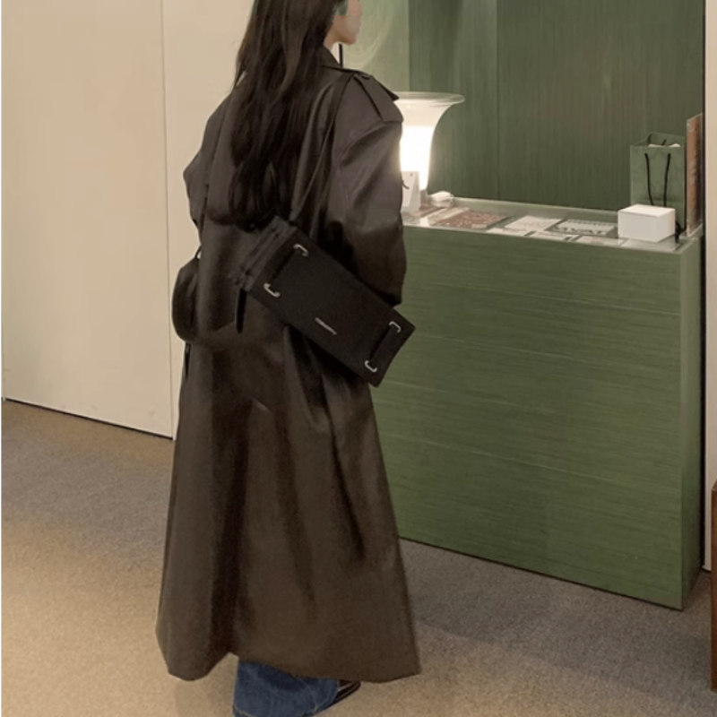 Leather Trench Coat