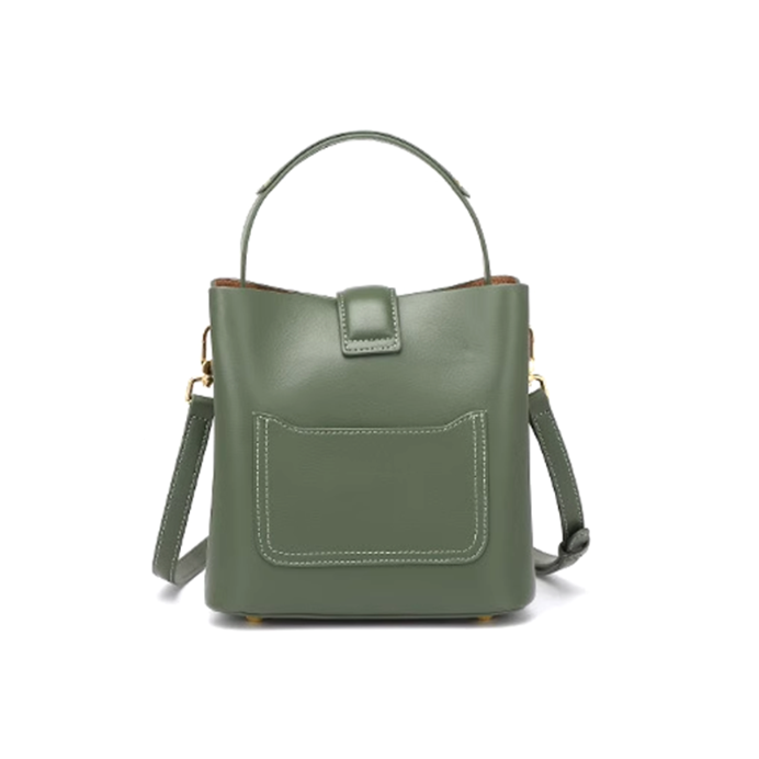 Metal Embellished Bucket Bag