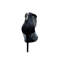 Diamante Mesh Ankle Boots