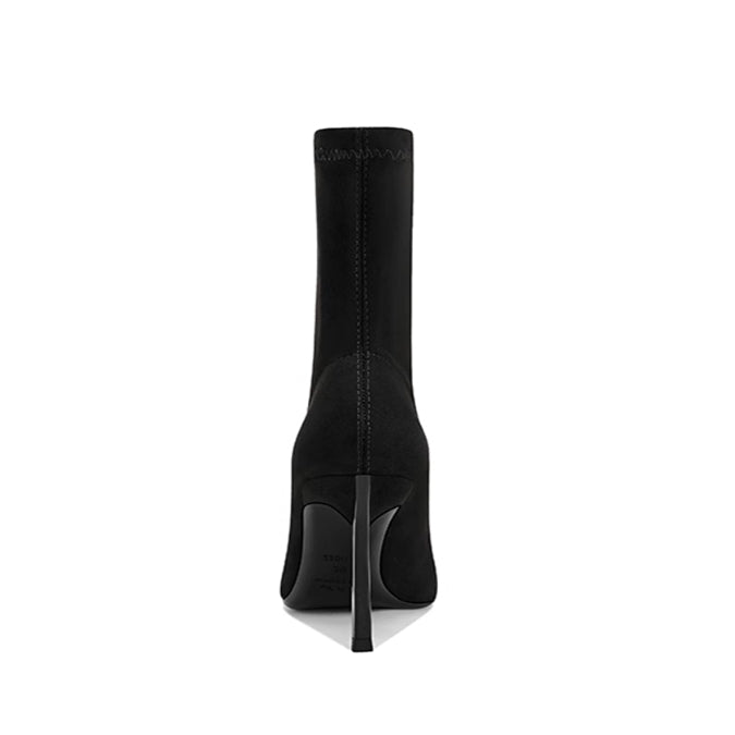 Diamante Buckled Ankle Boots - 6cm