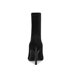 Diamante Buckled Ankle Boots - 6cm