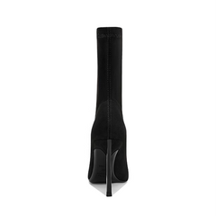 Diamante Buckled Ankle Boots - 10cm