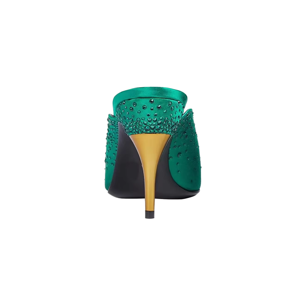 Diamante Mules Sandals