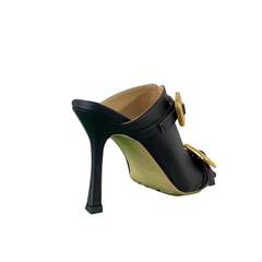 Buckled Mules Sandals