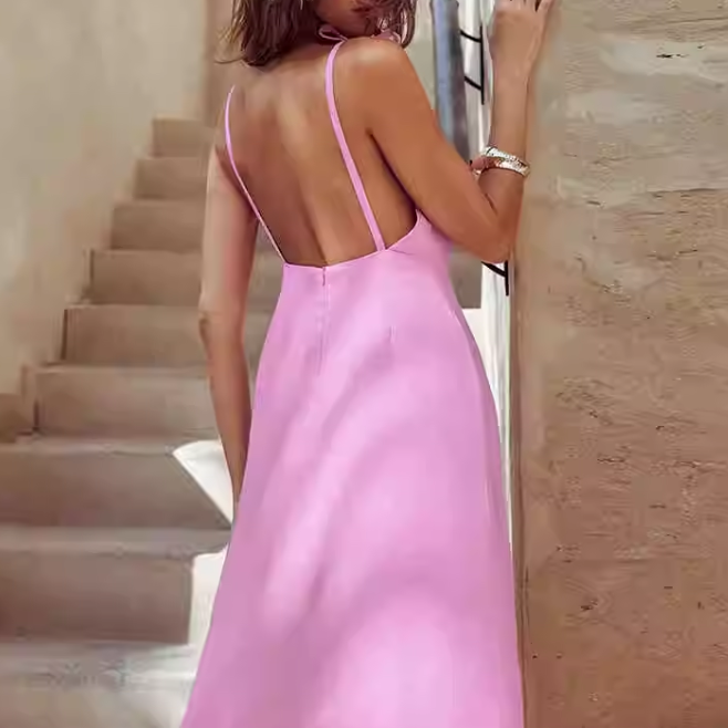 Lace Up Cami Dress