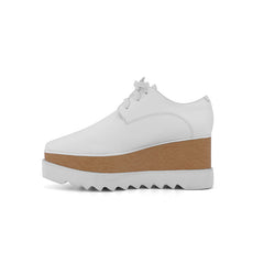 Lace Up Oxford Platform Sneakers