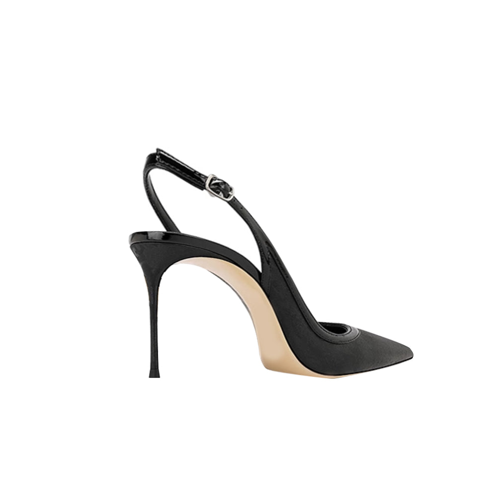 Slingback Mid Heel Sandals - 6cm
