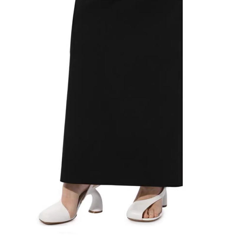 Ankle Strap Curved Heel Sandals