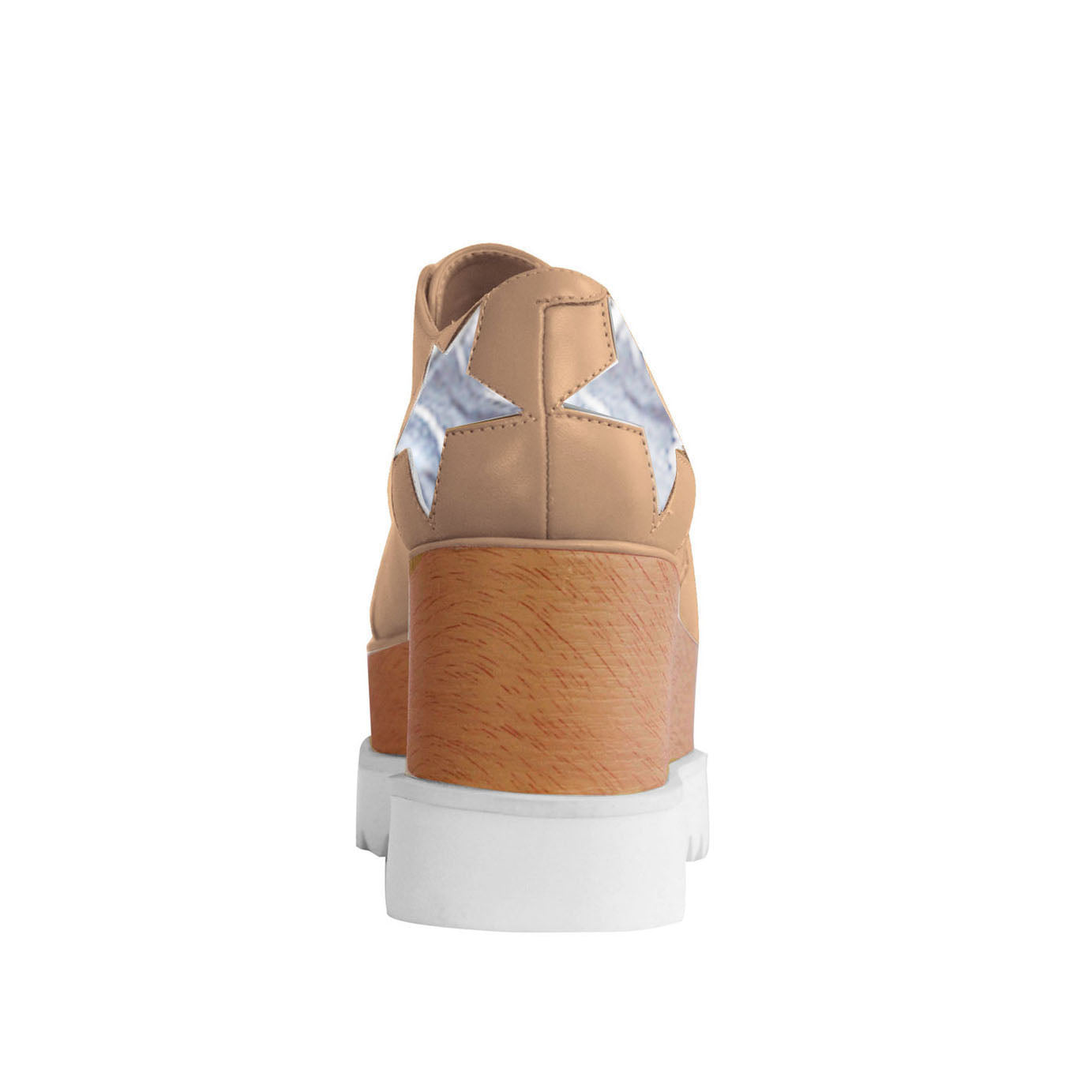 Star Lace Up Oxfords Platform Sneakers