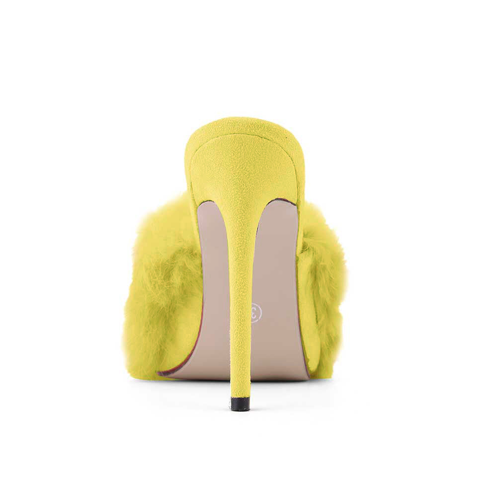 Fur Mules Sandals