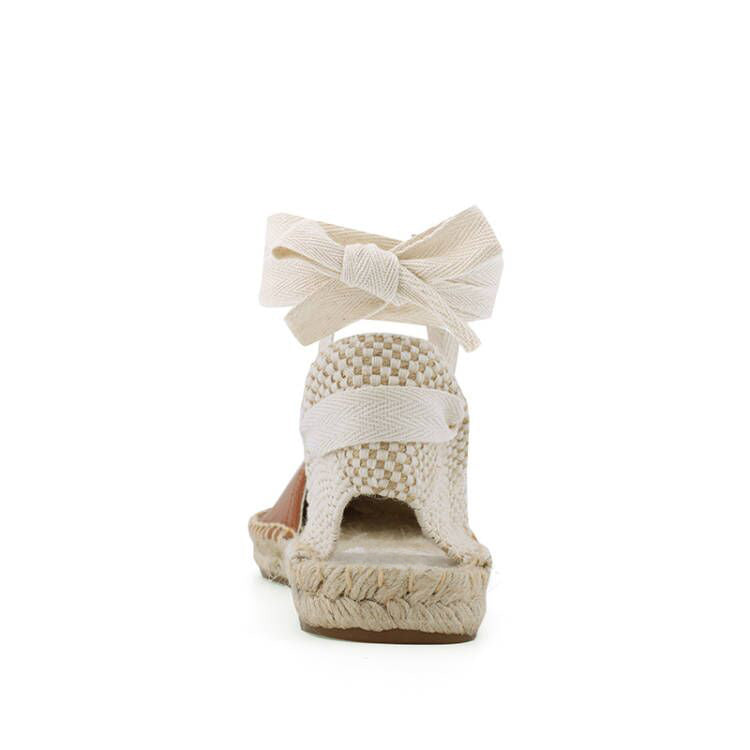 Lace Up Flat Sandals