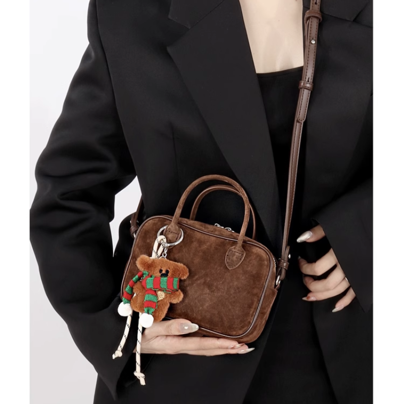 Suede Mini Tote Bag