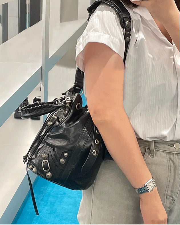 Studded Bucket Bag