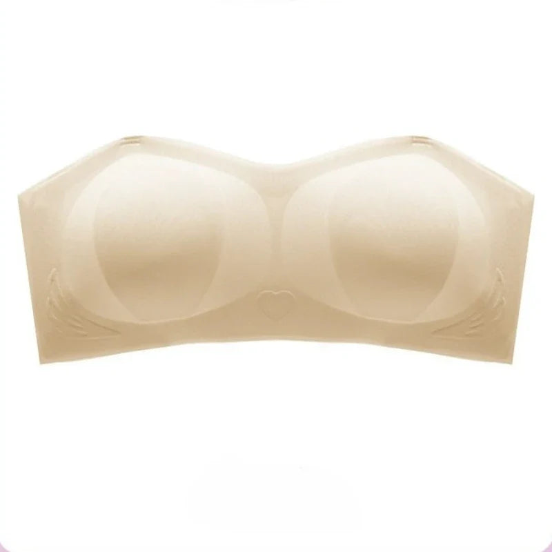 Bestseller estivi Reggiseno Tubo Senza Cuciture Invisibile Senza Spalline Senza Ferretto Push Up Sottile Antiscivolo Intimo
