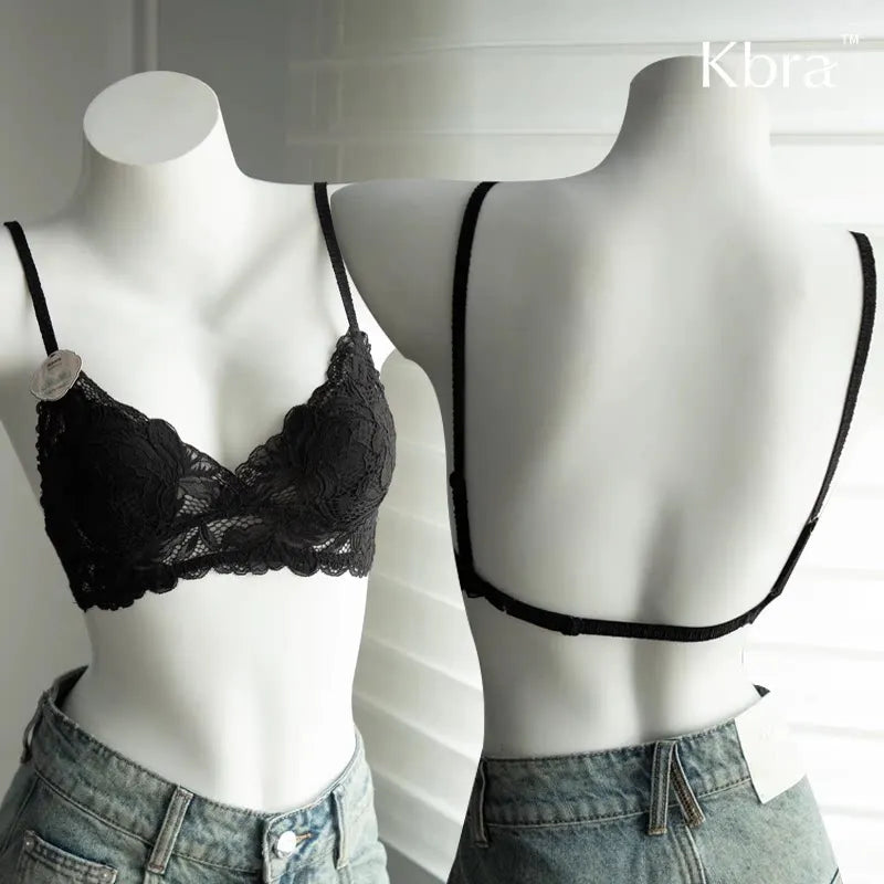 Bestselling French Style Thin Lace Wireless Bra