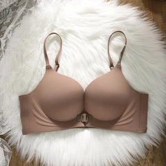 Bestselling Leopard Print Front Closure Seamless Wirefree Bra