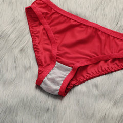 Big red 2-piece sexy invisible shoulder strap beautiful back Bra
