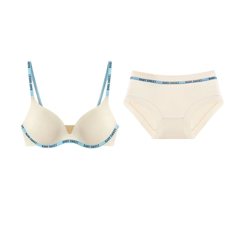 Colorful Dopamine Women Japanese Style Seamless Wireless Bra