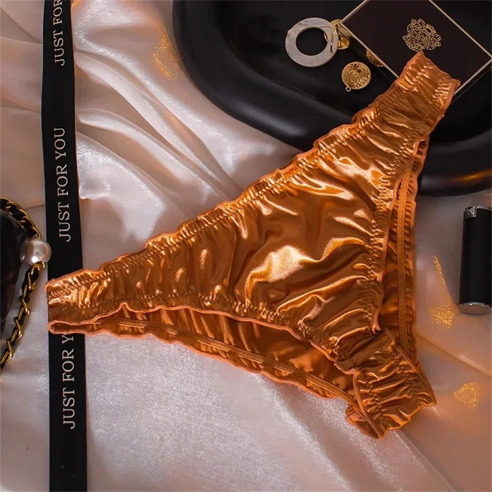 Elastic Sexy Satin Thong
