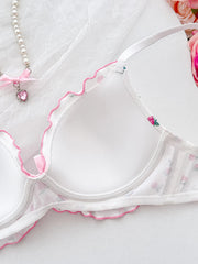 Floral A B C D Cup Women's Underwear
