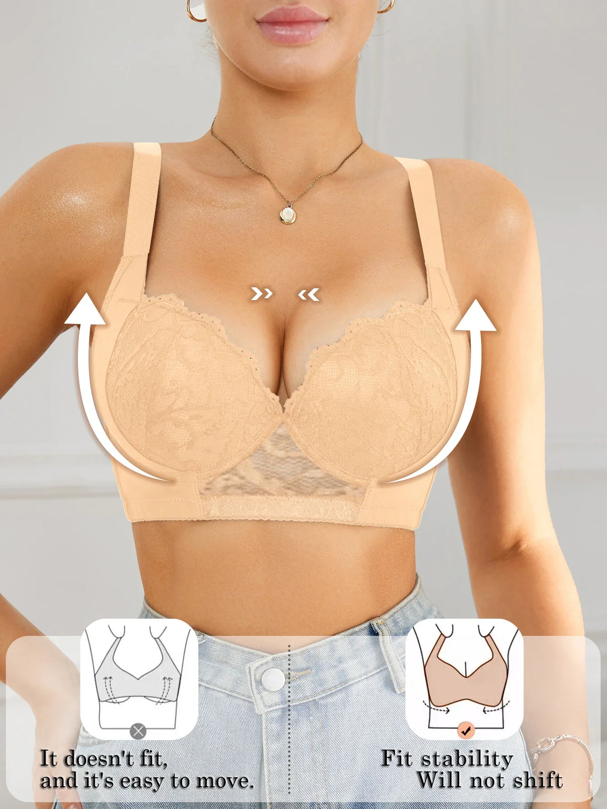 Floral Lace Women Bra