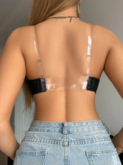 Half Cup Women Detachable Straps Bra