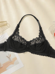 Halter Lace Underwire Bra