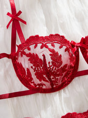 Lady Floral Embroidery lingerie