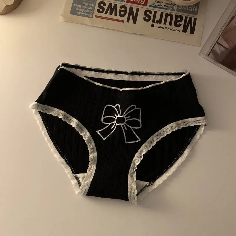 Lolita Girls Bow-knot Cotton Underwear
