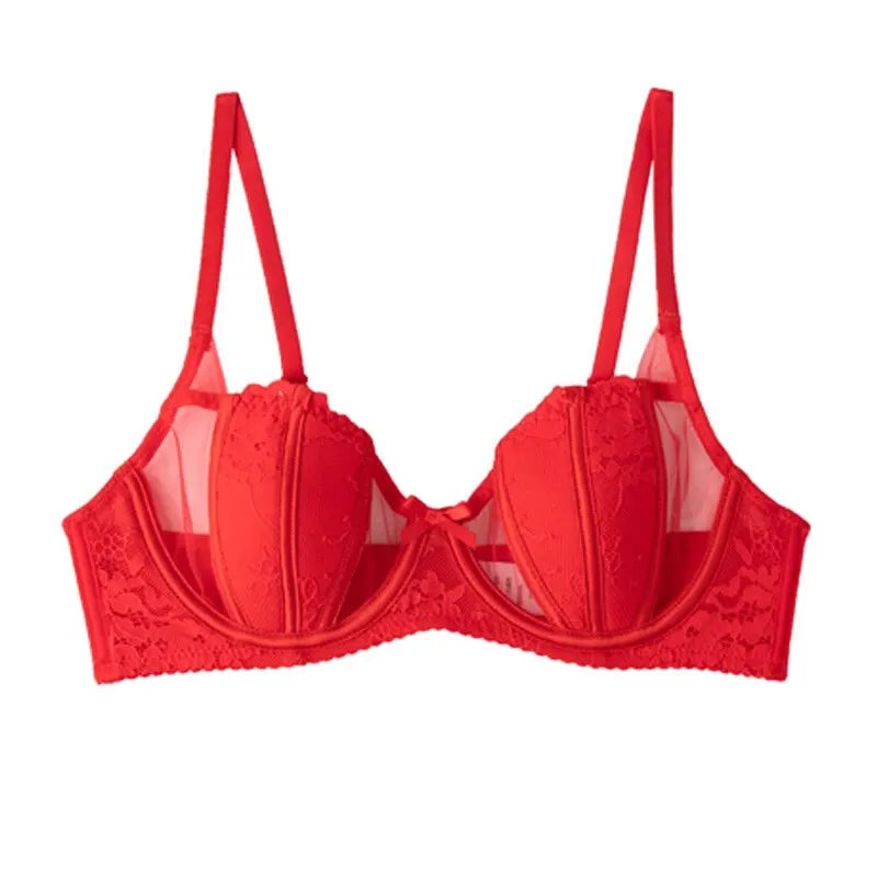 Women French Lace Embroidered Bra