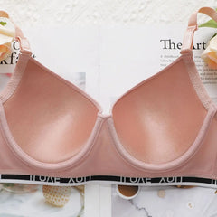 Pink Letter Bra