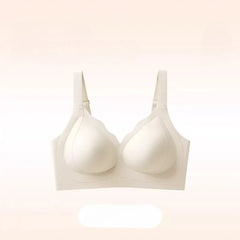 Plus Size 34-46 Leopard Print Wire-Free Bra