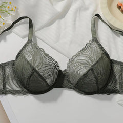 Plus Size Dark Green Bras