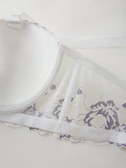 Plus Size Lace & Embroidery Women Bra
