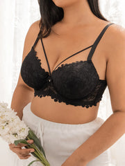 Plus Size Lace Push Up Bra