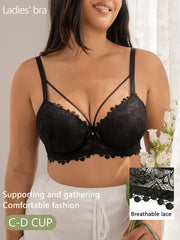 Plus Size Lace Push Up Bra