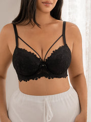 Plus Size Lace Push Up Bra